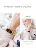 Dual Mood Blood Pressure & Heart Rate Monitoring Ladies  Bluetooth Smartwatch