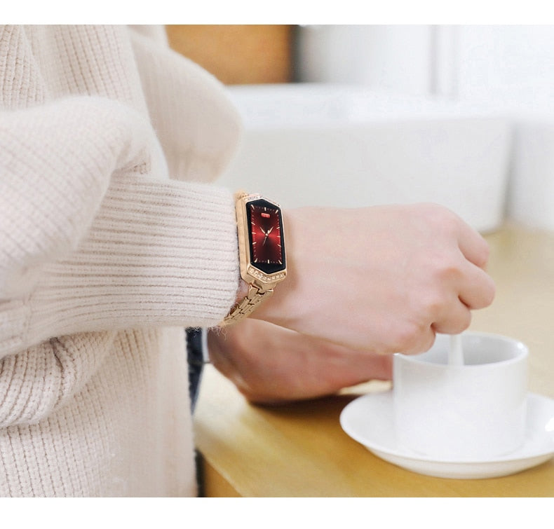 Dual Mood Blood Pressure & Heart Rate Monitoring Ladies  Bluetooth Smartwatch