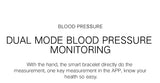 Dual Mood Blood Pressure & Heart Rate Monitoring Ladies  Bluetooth Smartwatch