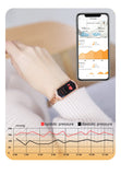 Dual Mood Blood Pressure & Heart Rate Monitoring Ladies  Bluetooth Smartwatch