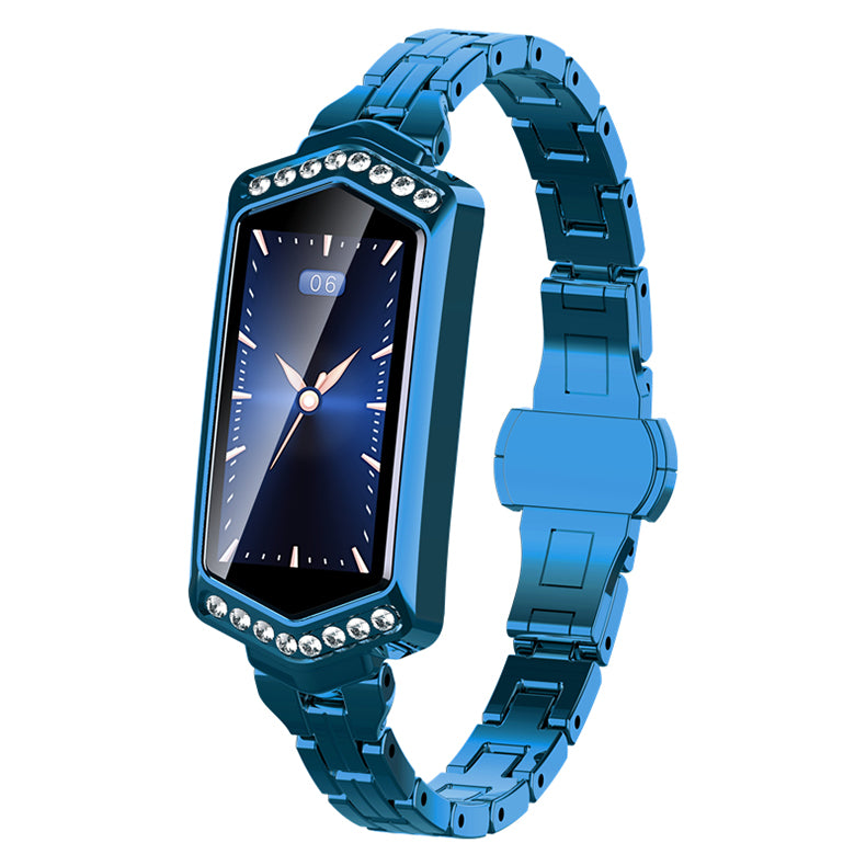 Dual Mood Blood Pressure & Heart Rate Monitoring Ladies  Bluetooth Smartwatch