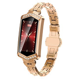Dual Mood Blood Pressure & Heart Rate Monitoring Ladies  Bluetooth Smartwatch