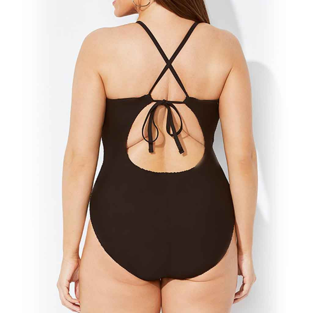 Beach Mesh Up One Piece Swimsuit Plus Size 3XL Push Up Women Swimsuit Sexy Summer 2019