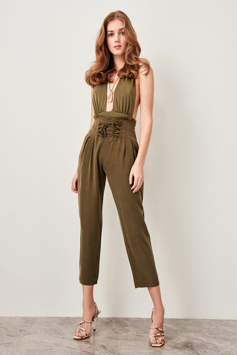 Advanced Linking Khaki Pants Lyocell
