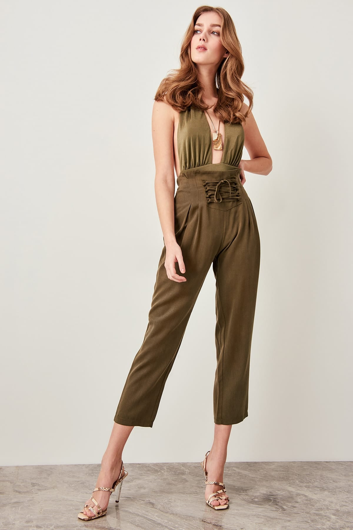 Advanced Linking Khaki Pants Lyocell