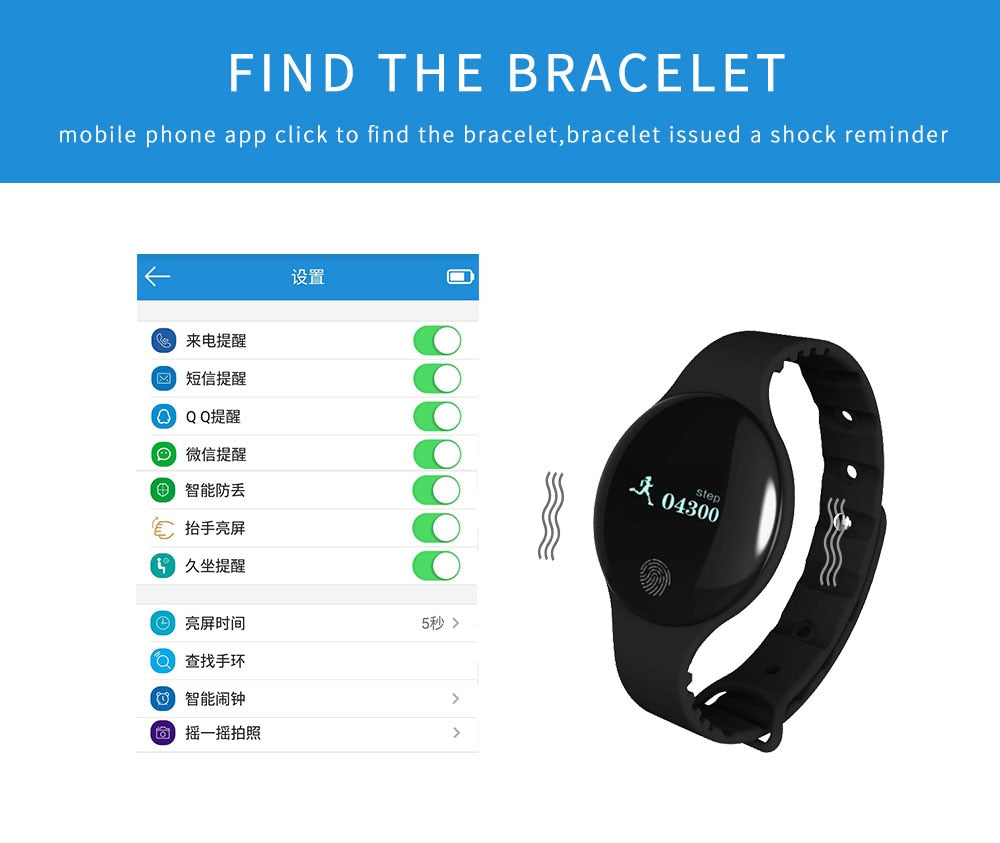 Intelligent Fitness Bracelet Watch For iPhone