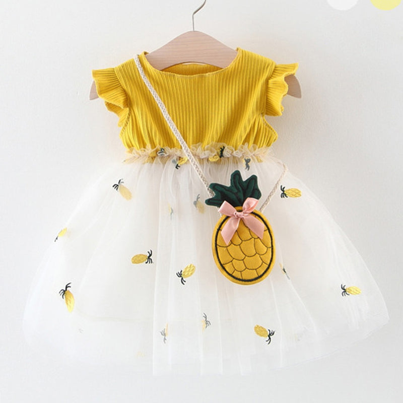 For Girls Cotton Mini Party Dress