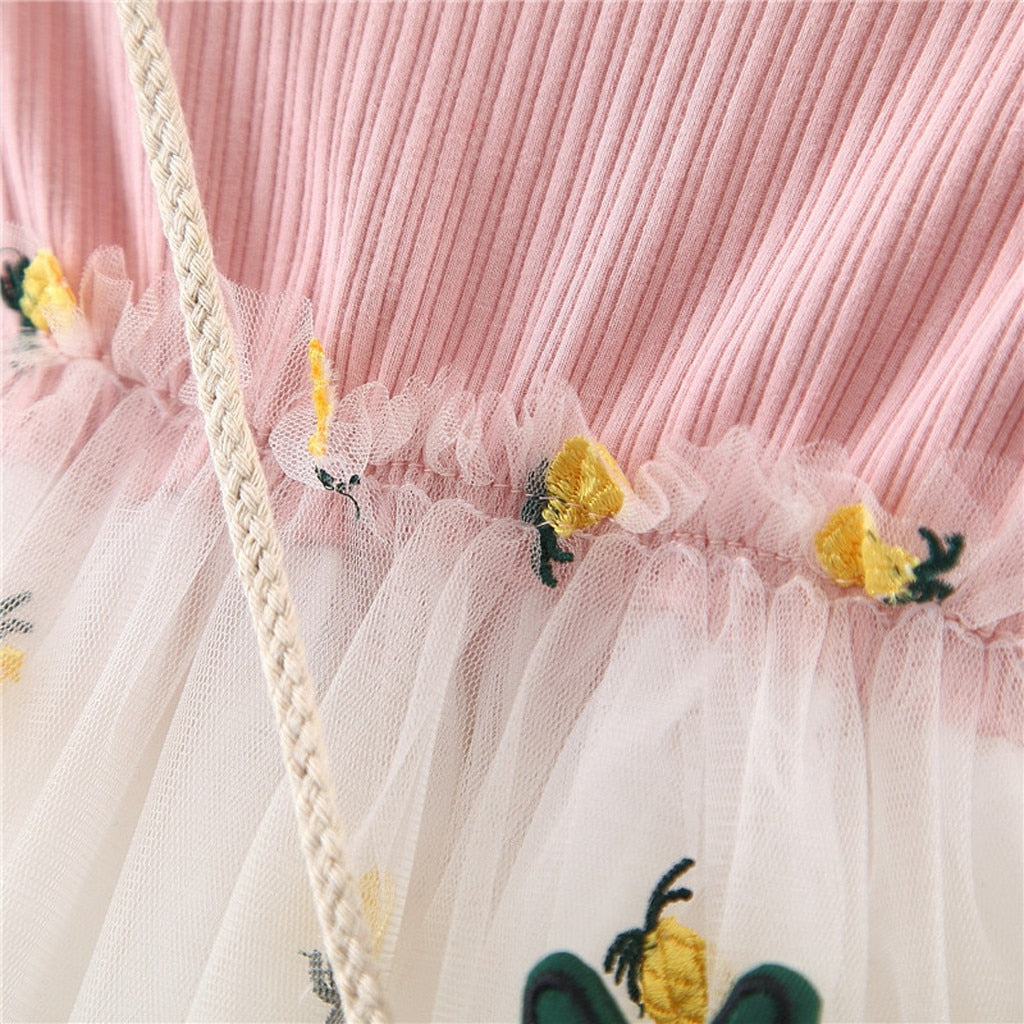 For Girls Cotton Mini Party Dress