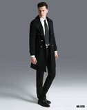 Double Breasted Adjustable Waist Long Winter Windproof Trench