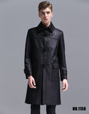 Tailored For Fine Quality Men Polyester Long Overcoat