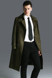 Double breasted Men Long Trench Coat The Cold Breaker