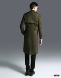 Double breasted Men Long Trench Coat The Cold Breaker