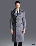 Double breasted Men Long Trench Coat The Cold Breaker