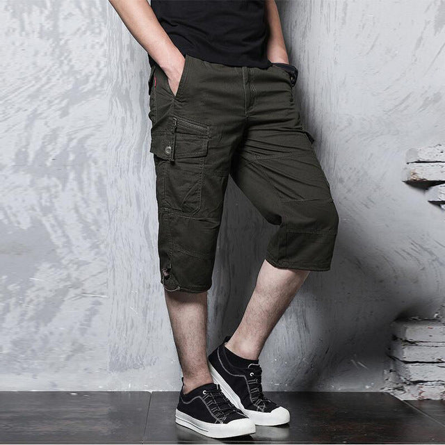 Multi Pocket Mens Summer Thin Short