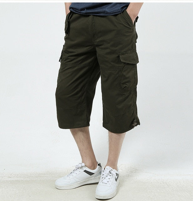 Mens Multi Pockets Short Trouser For Summer Walk