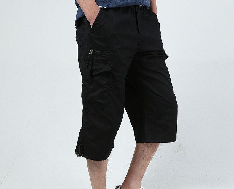Mens Multi Pockets Short Trouser For Summer Walk