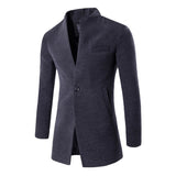 Autumn To Winter Wool Windbreaker For Men