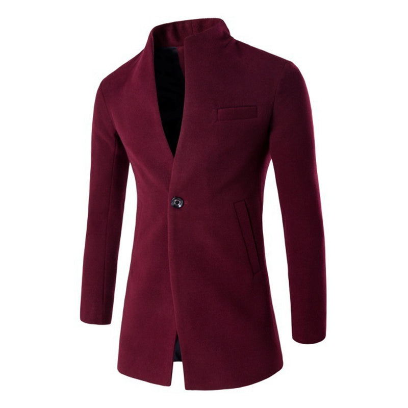 Autumn To Winter Wool Windbreaker For Men
