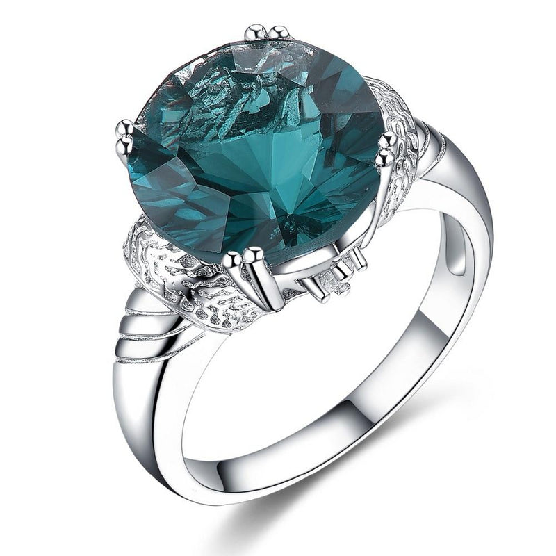 Classic Design Wedding Ring With 925 Gemstone Silver