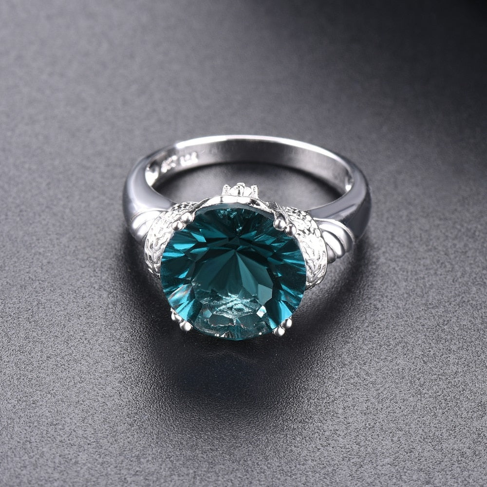 Classic Design Wedding Ring With 925 Gemstone Silver