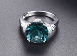 Classic Design Wedding Ring With 925 Gemstone Silver