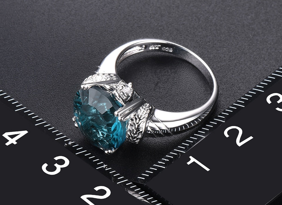Classic Design Wedding Ring With 925 Gemstone Silver