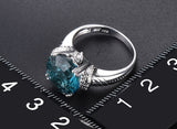 Classic Design Wedding Ring With 925 Gemstone Silver