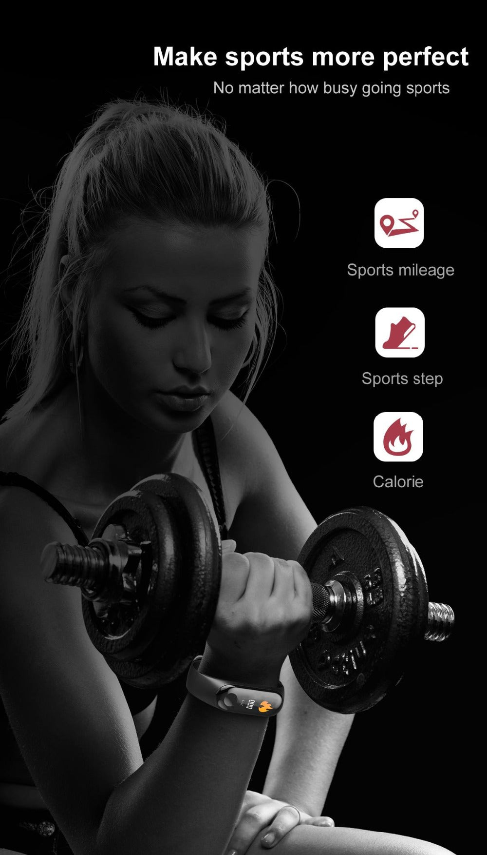 Unisex Gorgeous Looking Smart Intelligent Watch For iPhone & Android