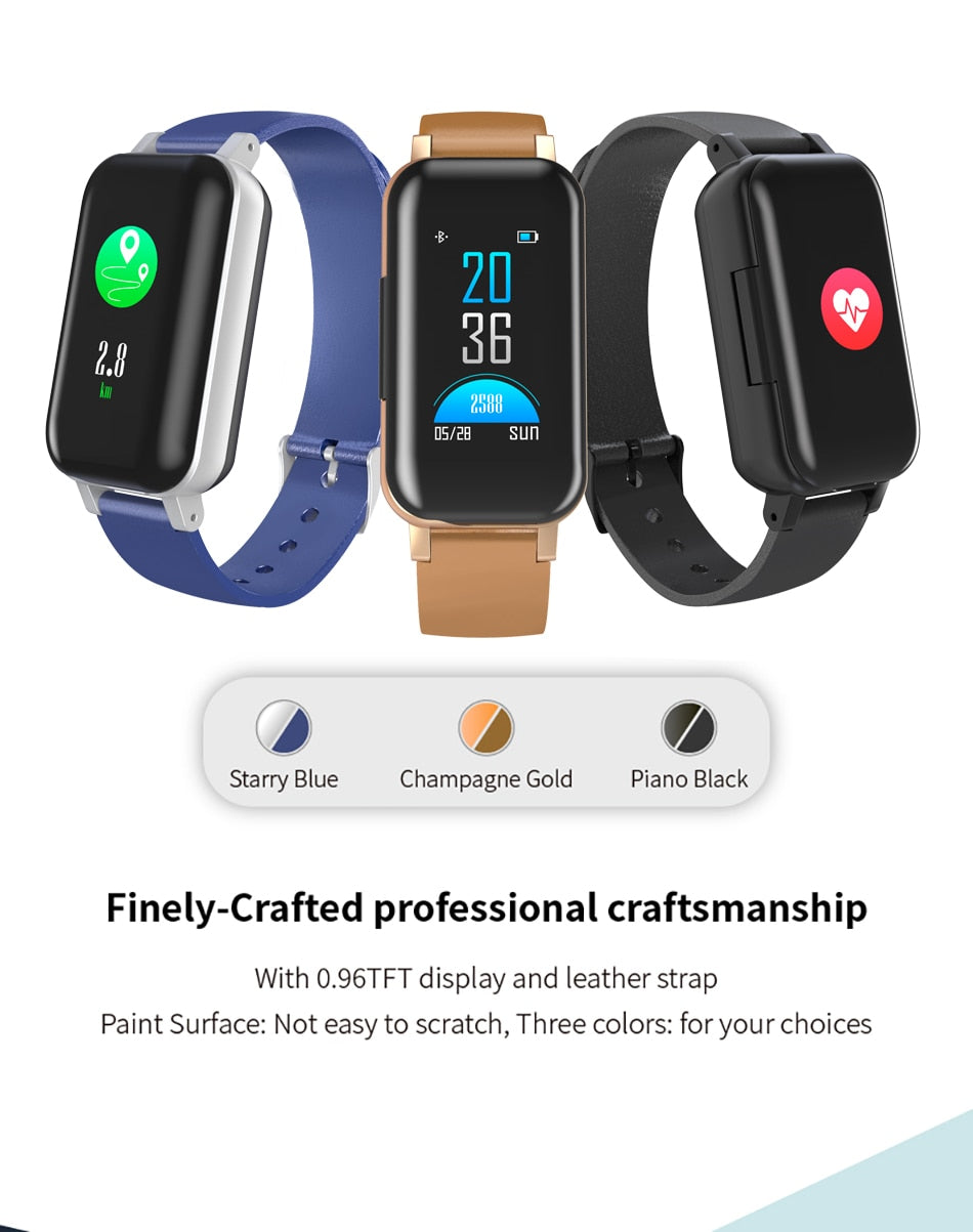 Heart Rate Monitoring Bluetooth Smart Watch For Android & iOs
