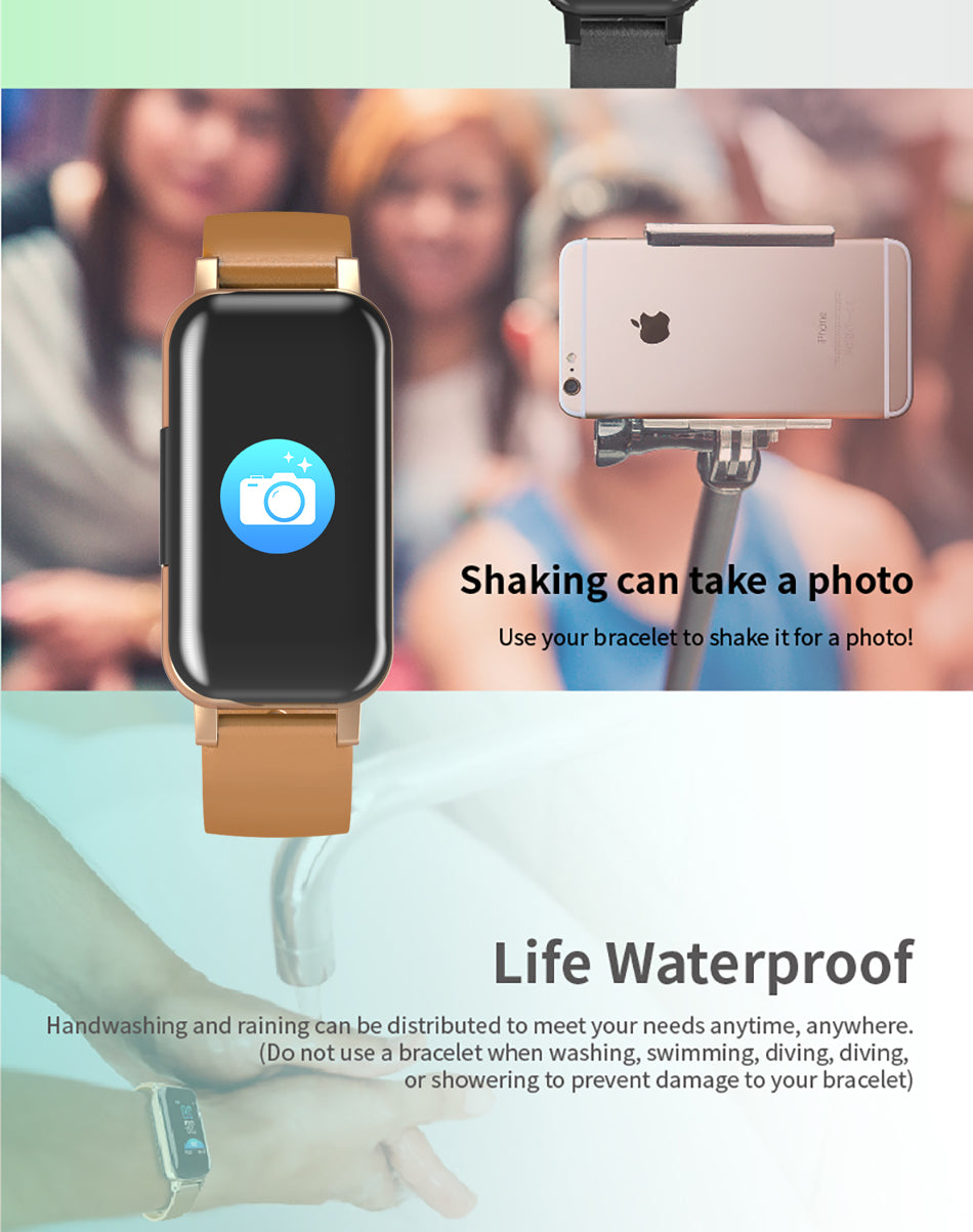 Heart Rate Monitoring Bluetooth Smart Watch For Android & iOs