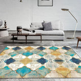 Moroccan National Style Alfombra Bedroom Door Mat Living Room Carpet