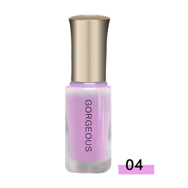 Quick Drying  Multi Cloror Translucent Long Lasting Jelly Nail Polish