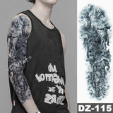 Large Arm Sleeve Tattoo Angel Wings Pigeon Jesus Waterproof Temporary Tattoo Sticker Holy Holiness Men Full Skull Totem Tattoo