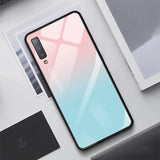 Scratch Resistant Luxury Tempered Glass Case For Samsung Galaxy S10 Plus S10e S9 S8 Note 8 9 J4 J6 Plus A7 2018 Starry Sky Protective Back Cover