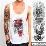 Large Arm Sleeve Tattoo Angel Wings Pigeon Jesus Waterproof Temporary Tattoo Sticker Holy Holiness Men Full Skull Totem Tattoo