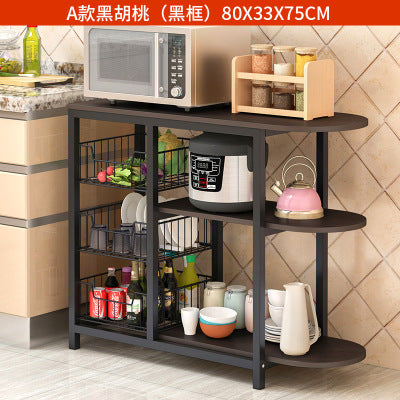 Kitchen Wooden Shelf Storage