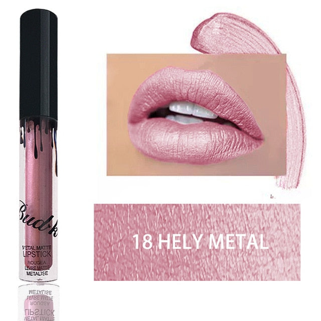 Waterproof Long Lasting Lips Liner And Liquid Matte Lipstick