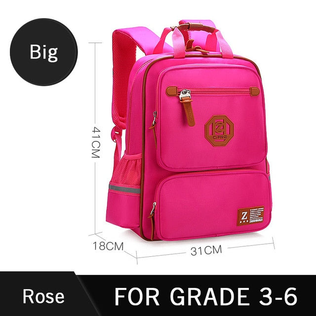 Children's Primary School Waterproof Backpacks For Schoolbag