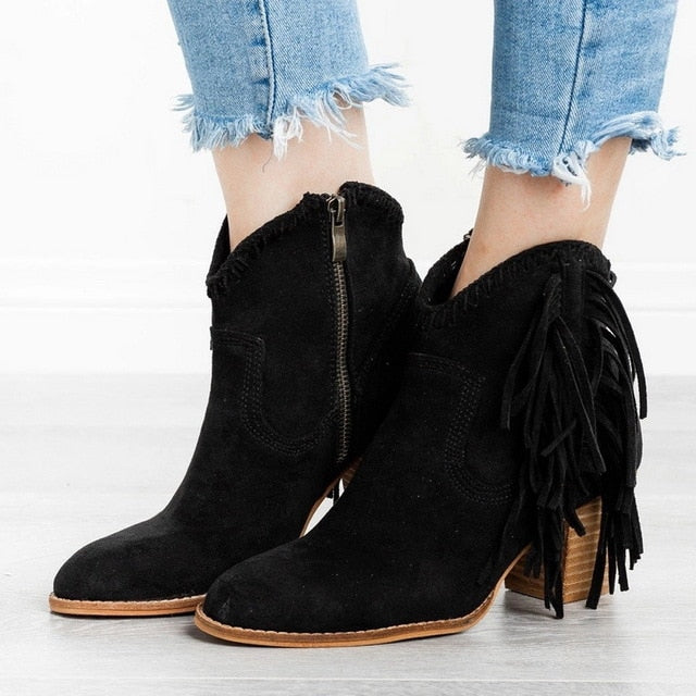 Leopard Slip-on  Deep  V Style High Heel Lady Shoe