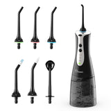 Portable Dental Flosser Cordless Oral Irrigator With Travel Case 300ML Rechargeable Battery Water Flosser Teeth