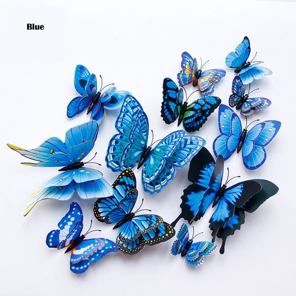 Double layer Butterfly Wall Sticker