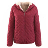 Hooded Autumn To Winter Cashmere Parka Female Coats