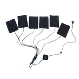 Hot Safe USB Electric Heated Jacket Heating Pad Outdoor Thermal Warm Winter Heating Vest Pads