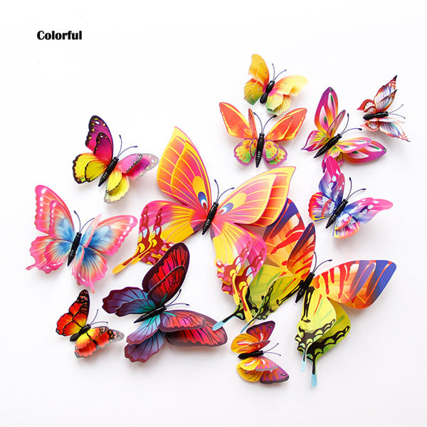 Double layer Butterfly Wall Sticker