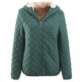 Hooded Autumn To Winter Cashmere Parka Female Coats