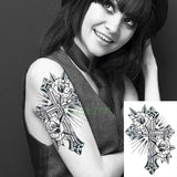Waterproof Temporary Tattoo Sticker Tribal totem band Fake Tatto Personality Flash Tatoo Waist Arm Foot Tato for Girl Women Men