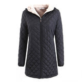 Hooded Autumn To Winter Cashmere Parka Female Coats