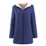 Hooded Autumn To Winter Cashmere Parka Female Coats