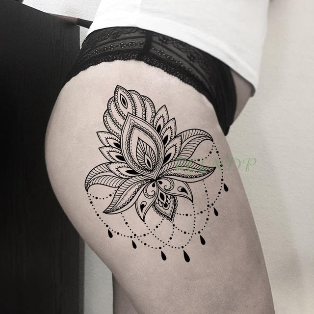 Waterproof Temporary Tattoo Sticker Bird Flower Rose fake tatto Cool flash tatoo tatouage temporaire body art for girl women men