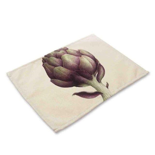 Rose Pattern Table Mat